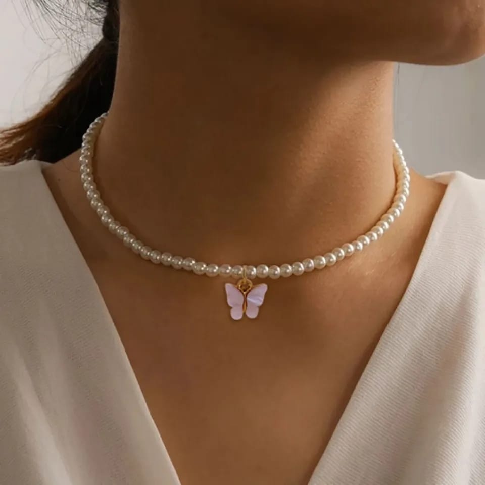 Butterfly Beads - Necklace