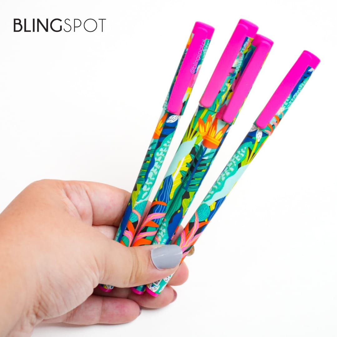 Tropical Super Gel Pen (SET of 4)