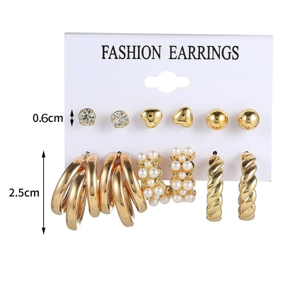 Fancy Hoops Style 30 - Earrings Set