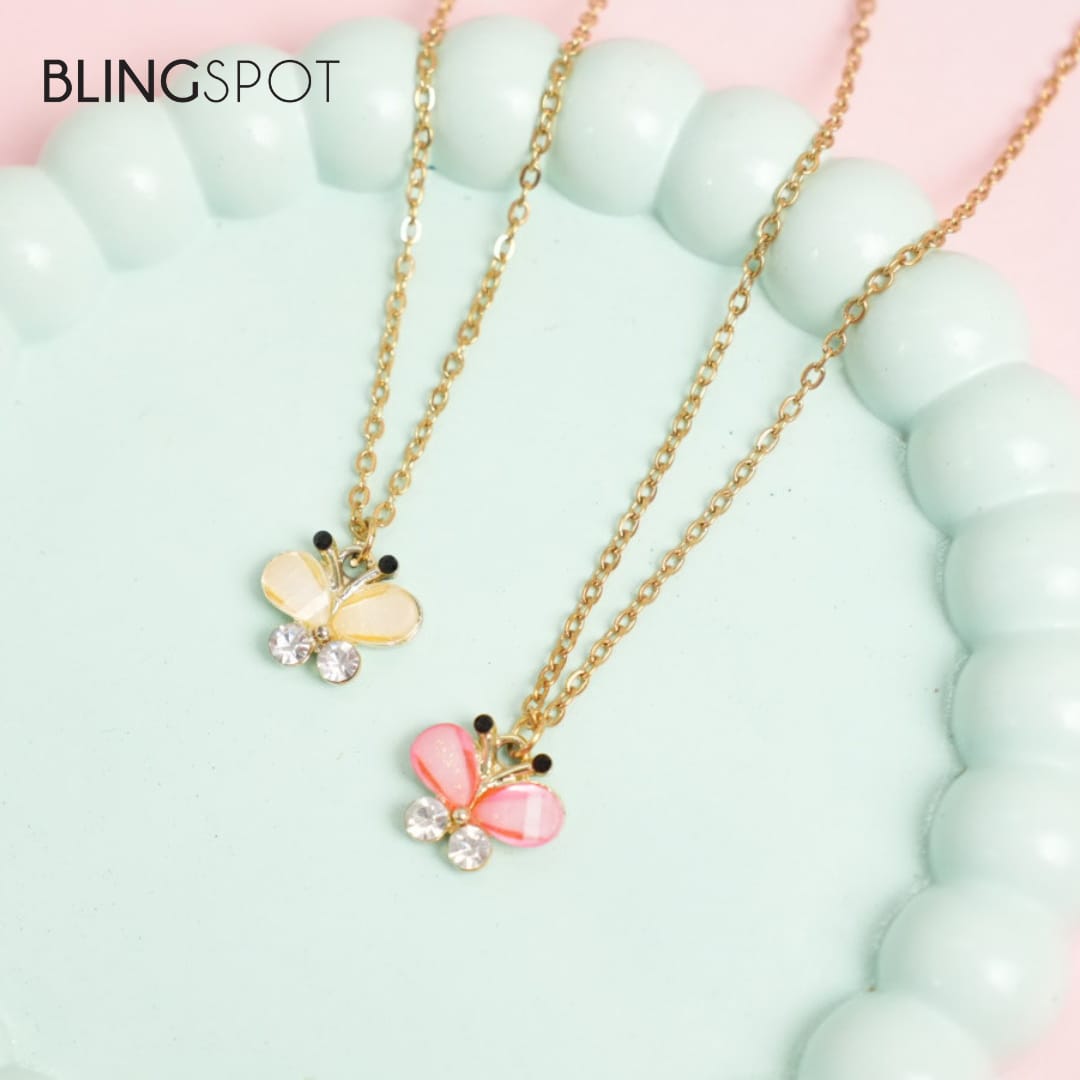 Butterfly Bling - Necklace