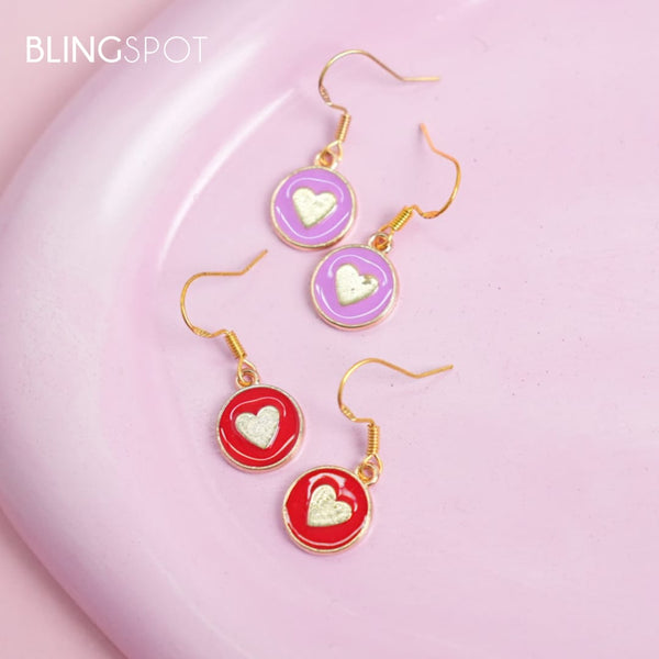 Glossy Heart Style 3 - Earrings