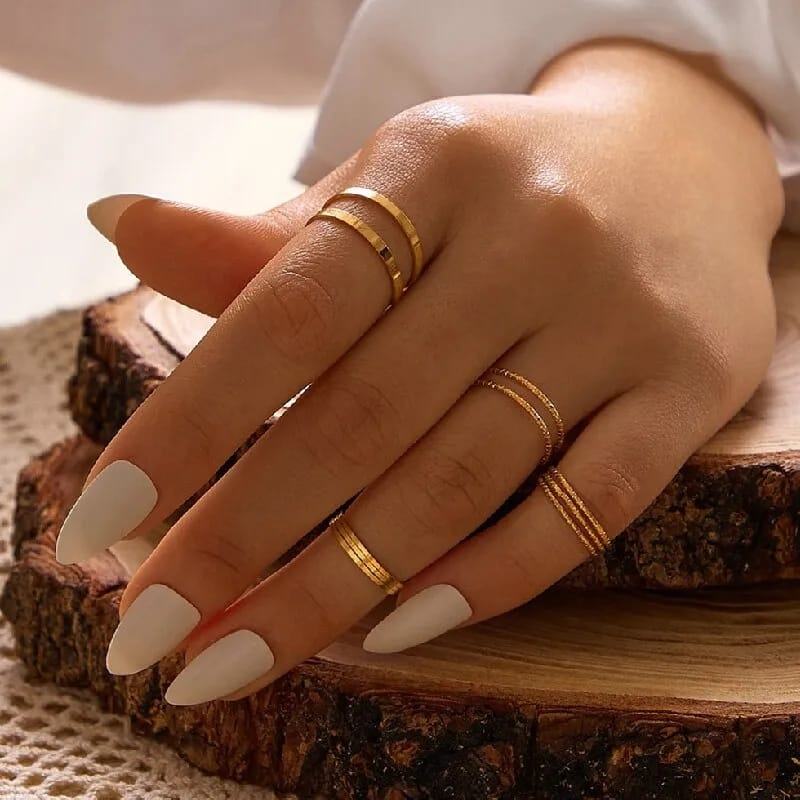 Gold - Ring Set of 10