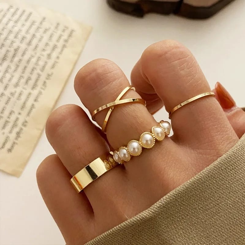 Classic Gold - Ring Set of 4
