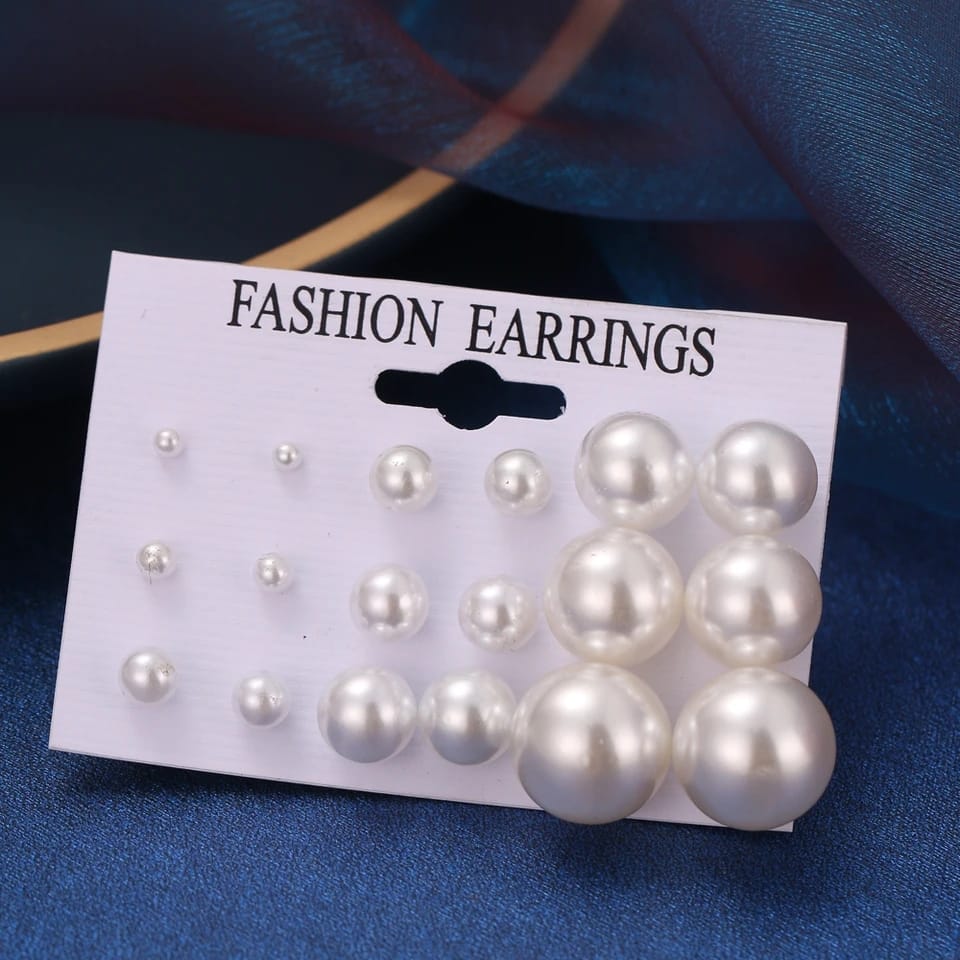 Pearl - Earrings Set