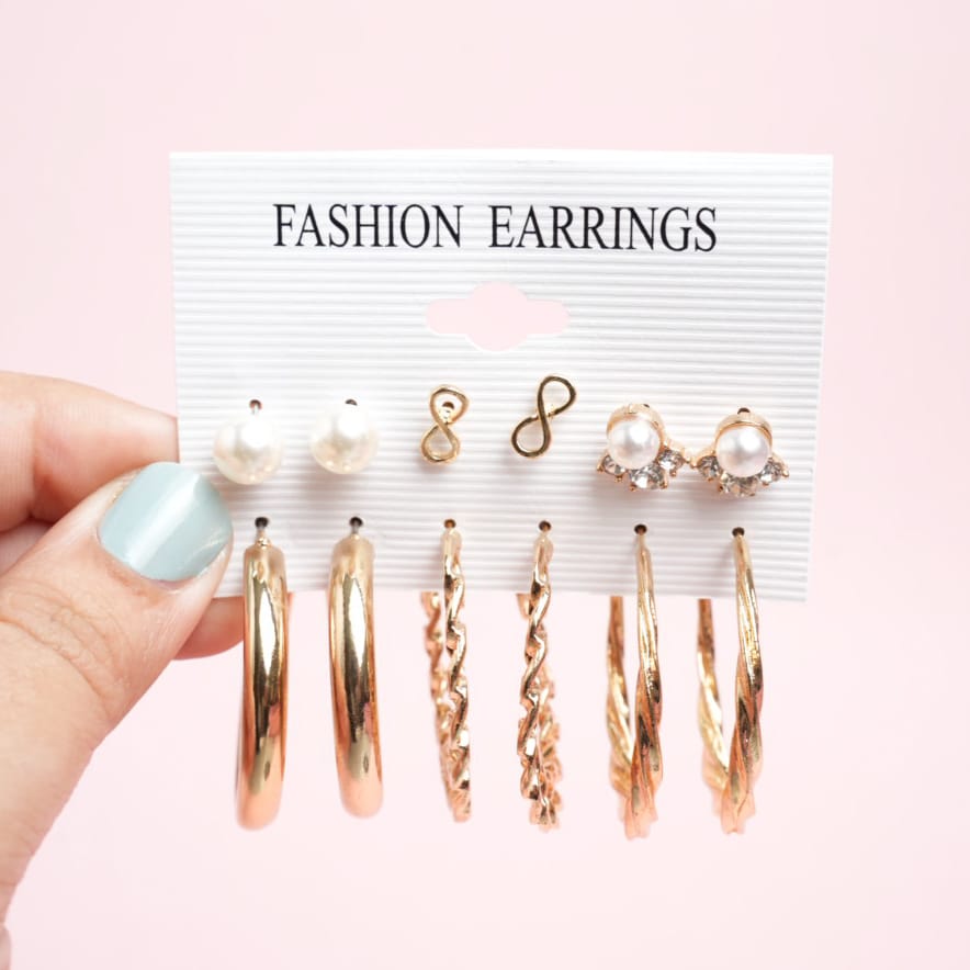 Fancy Hoops Style 41 - Earrings Set