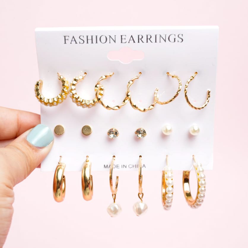 Fancy Hoops Style 43 - Earrings Set