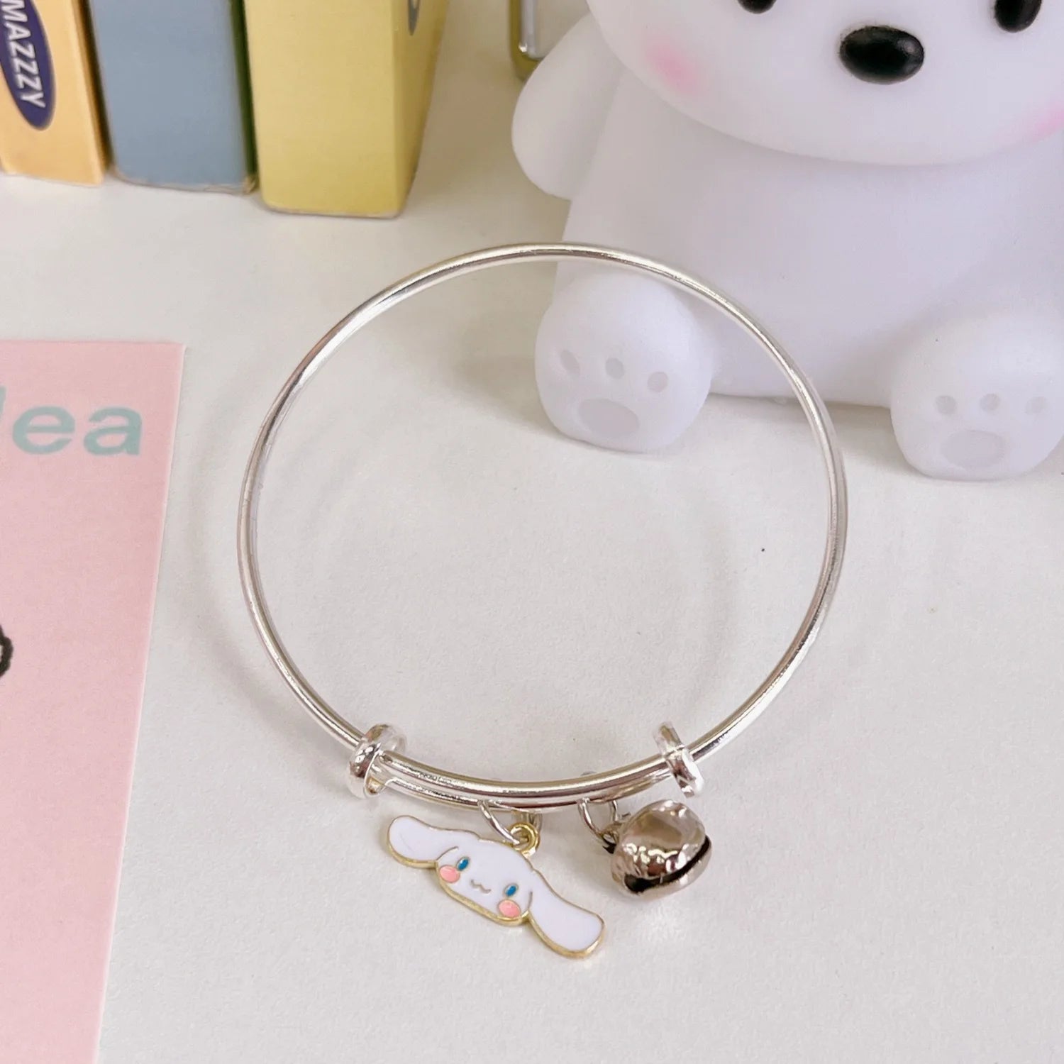 Cinnamoroll Blush Heart Bangle - Bracelet