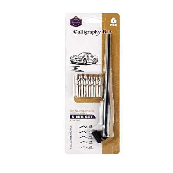 Keep Smiling Calligraphy Pen Set of 6