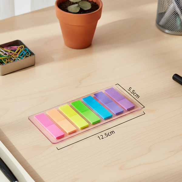 Neon Color Stripes Note Marker - Sticky Note