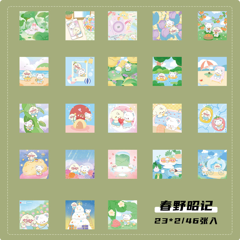 Flower &amp; Animals  - Sticker
