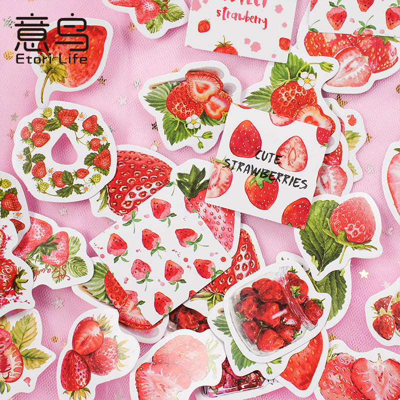 Cute Strawberries - Sticker