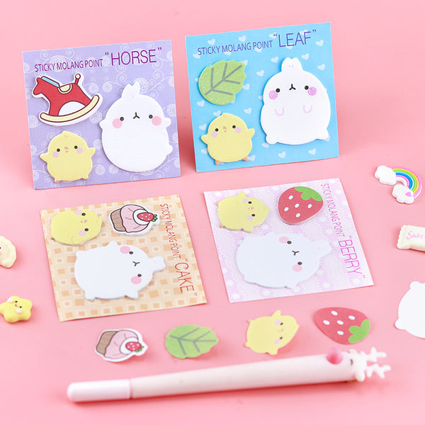 Kawai Animal Memo Pad - Sticky Notes