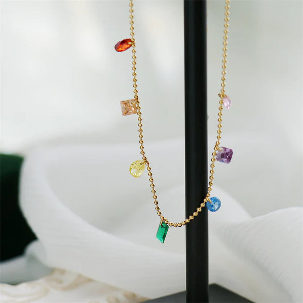Multi Gem - Necklace