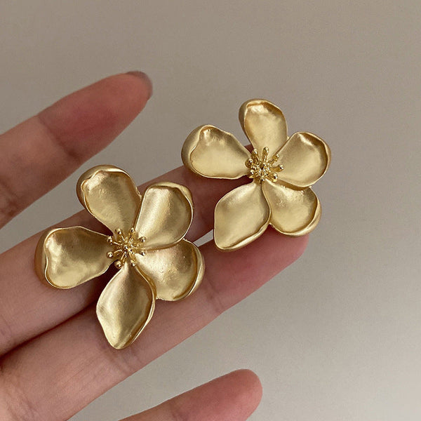Gold Flower - Earring