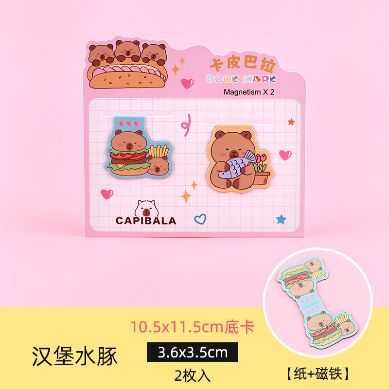 Cute Animals Magnetic - Bookmark Set Of 2