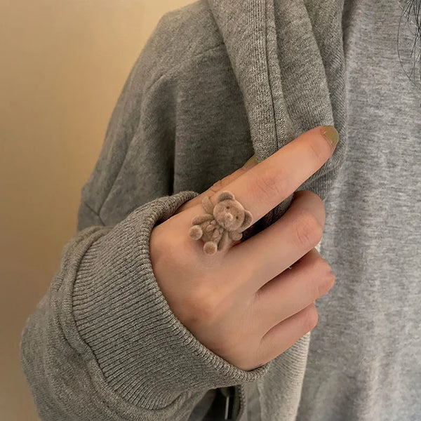 Fluffy Bear Brown - Ring