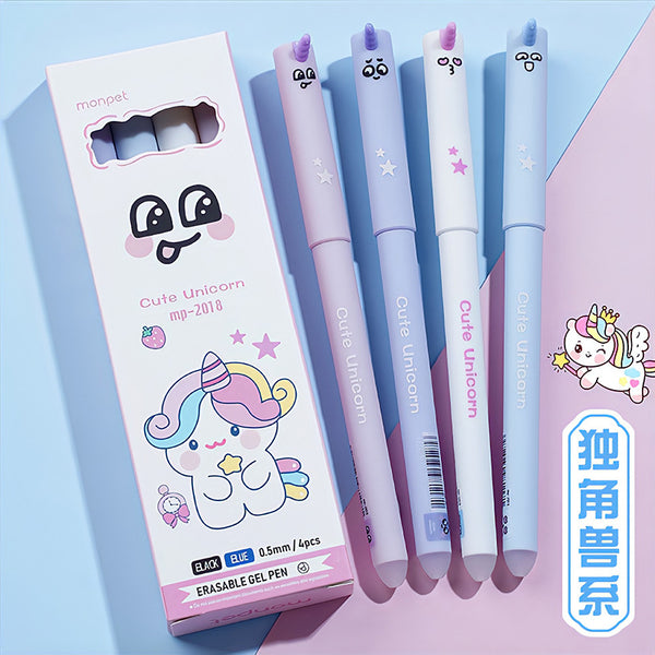 Magical Unicorn  Erasable - Gel Pen Set of 4