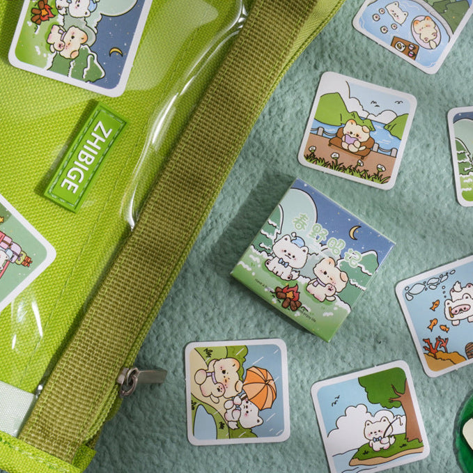 Flower &amp; Animals  - Sticker