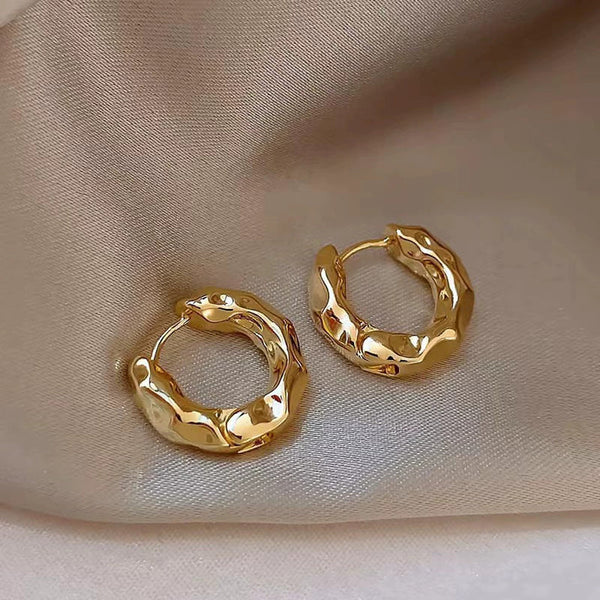 Geometric Foiled Gold - Earring