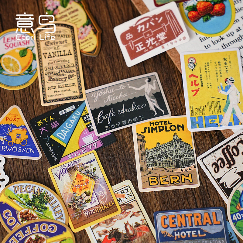 Exquisite Vintage Signage Collection - Sticker