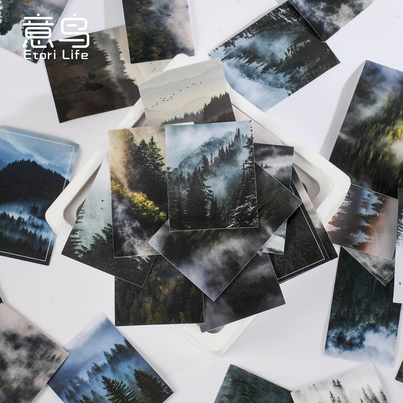 Dark Green Forest  - Sticker