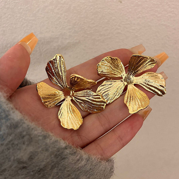 Gold Flower - Earring