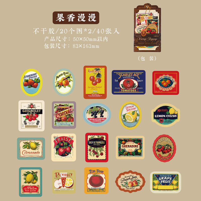 Exquisite Vintage Signage Collection - Sticker