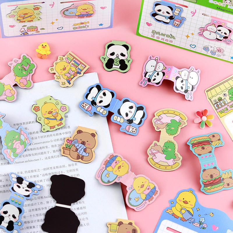 Cute Animals Magnetic - Bookmark Set Of 2