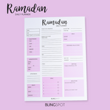 Ramadan Daily Planner - Notepad