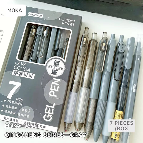 Lava Cocoa  - Classic Style Series - Set Of 7 Pens