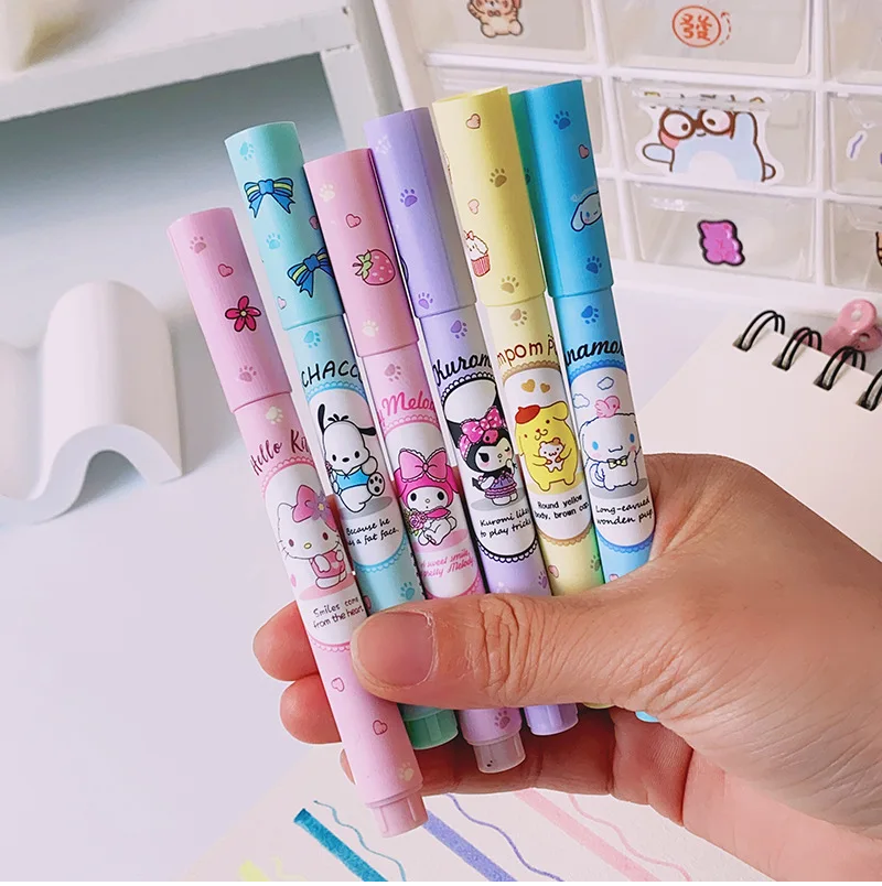 Sanrio Characters ( Fluorescent Pen )  - Highlighter Set Of 6