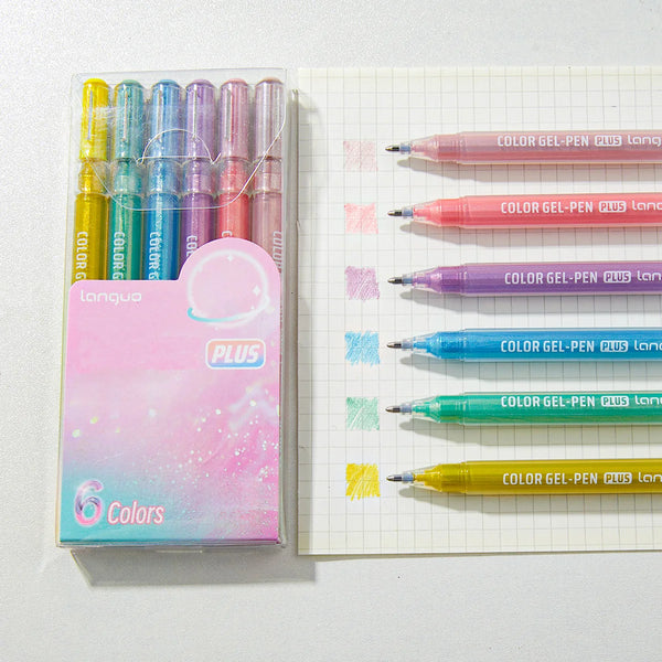 Sweet Style Premium Glitter Pen  - Set Of 6