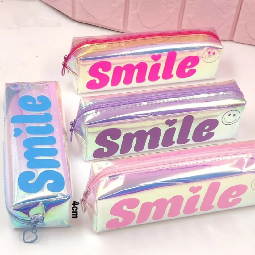 Hollo-Neon Smile  - Pouch