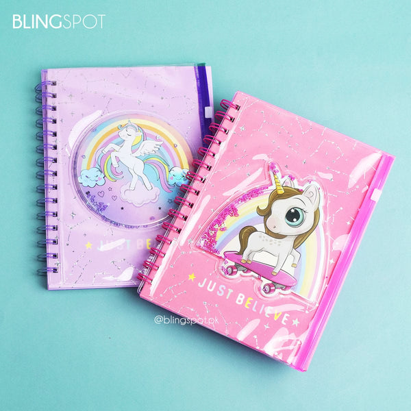 Unicorn Clear Pouch  - Journal Style 1