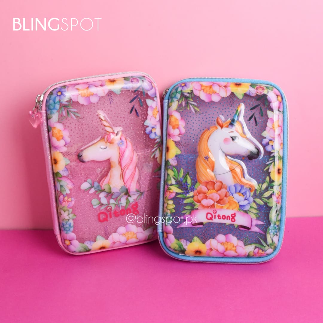 Floral Unicorn - Pouch