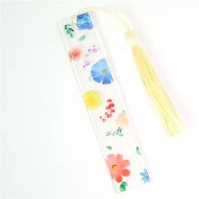 Floral - Ruler Bookmark