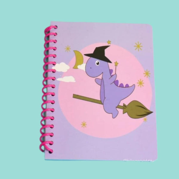Dino Witch - Spiral Notebook / Journal