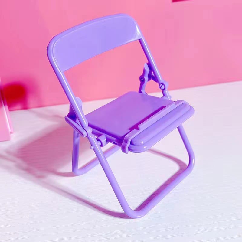 Candy Color Mini Chair Mobile Stand The Blingspot Studio