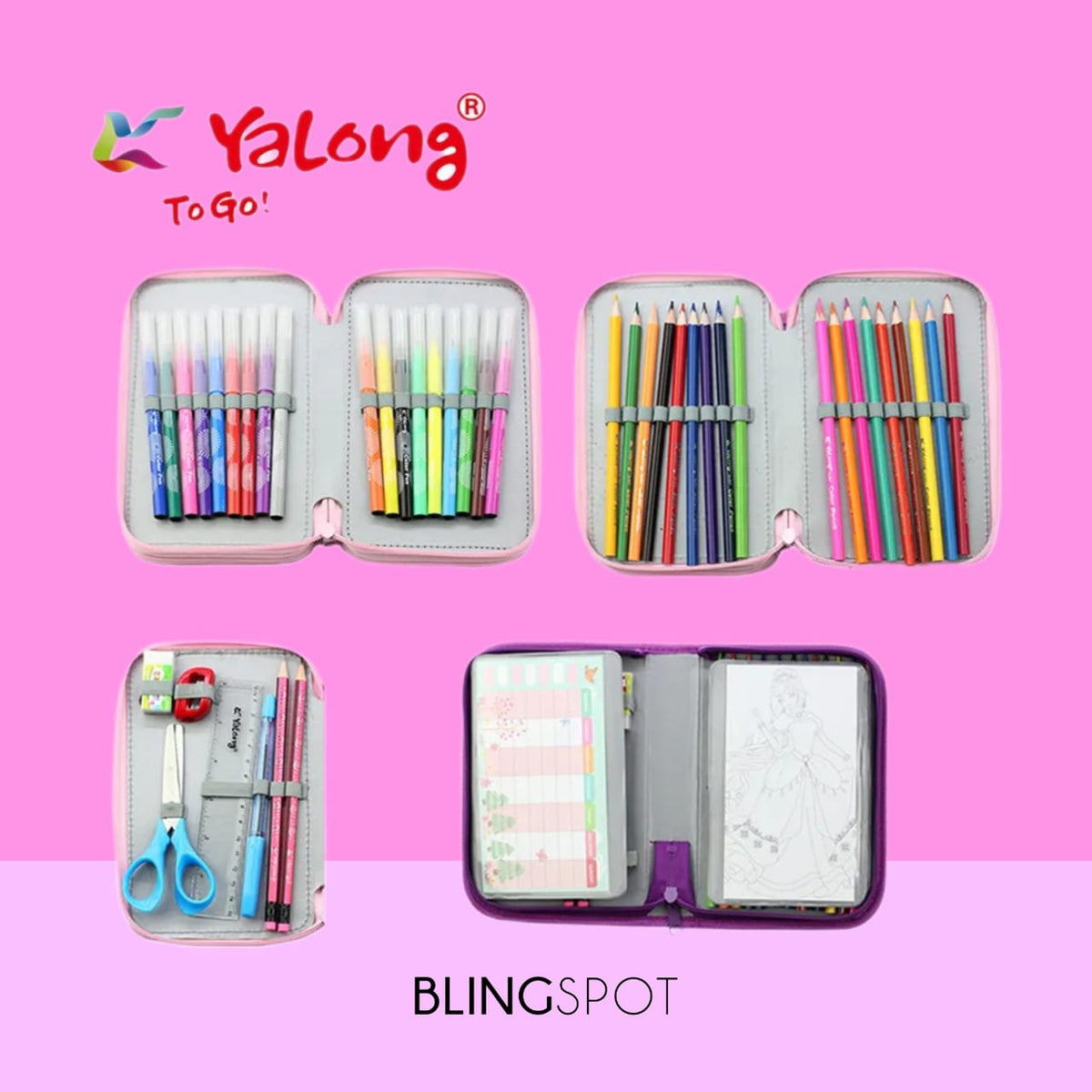 Yalong Triple layered - Stationery Set