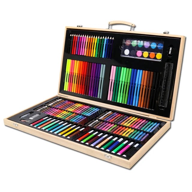 Painting Arts & Crafts Case Artist Drawing Set Of 180