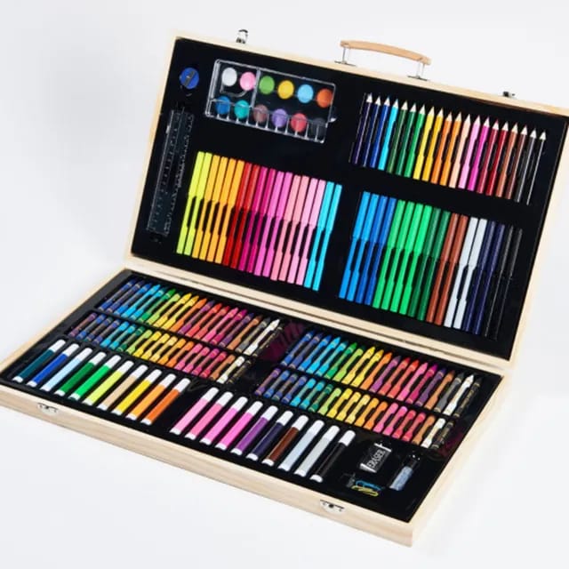 Painting Arts & Crafts Case Artist Drawing Set Of 220