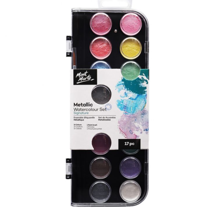 Mont Marte Metallic Watercolor Set