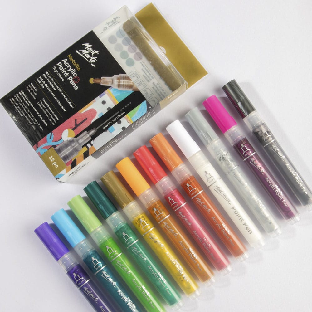 Acrylic Paint Pens Markers Set Of 12