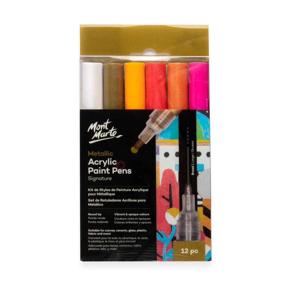 Acrylic Paint Pens Markers Set Of 12