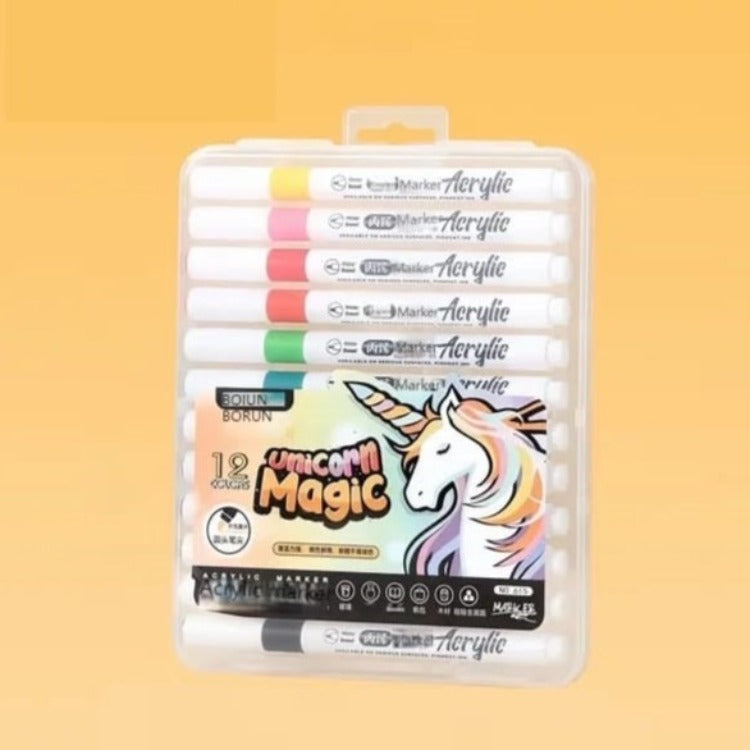 Unicorn Magic Acrylic Marker Set of 12