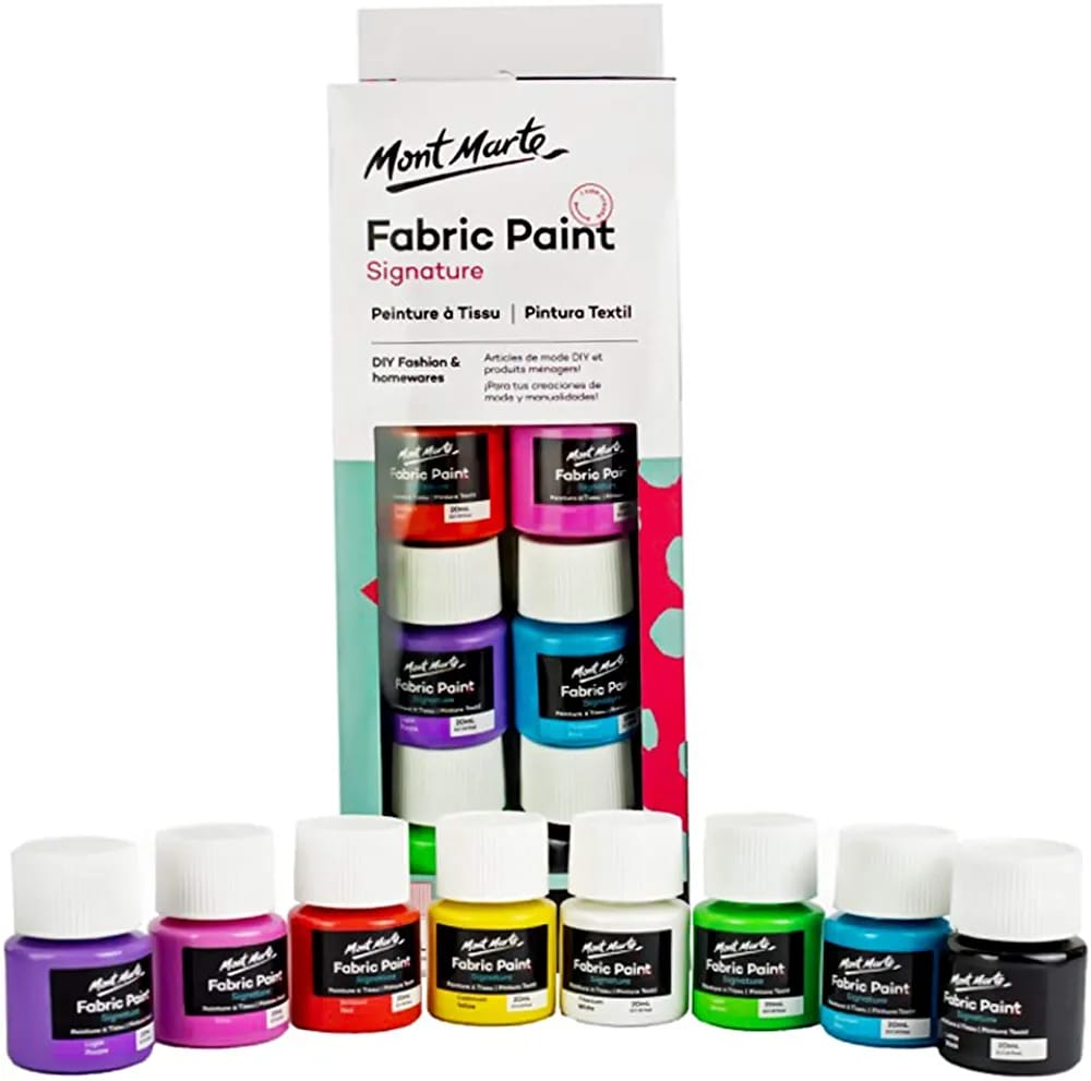 Mont Marte Fabric Paints Signature Set Of 12