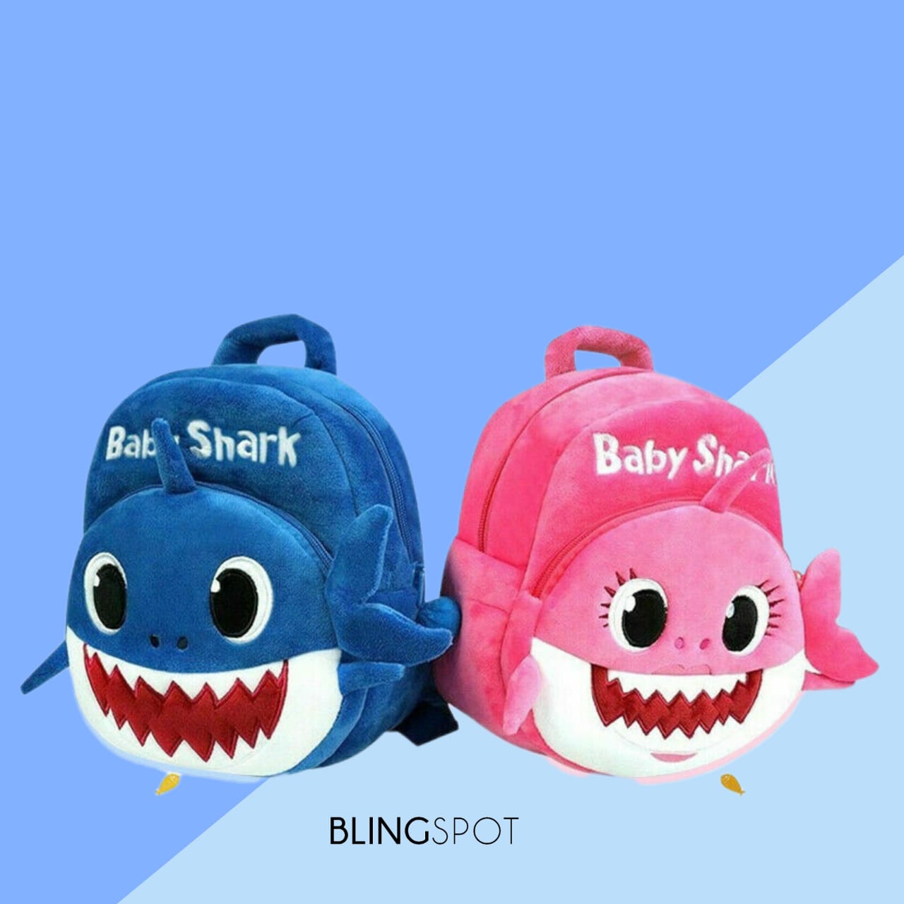 Kids Baby Shark Plushie - Bag