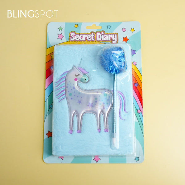 Fluffy Unicorn Stationery Set - Style 1