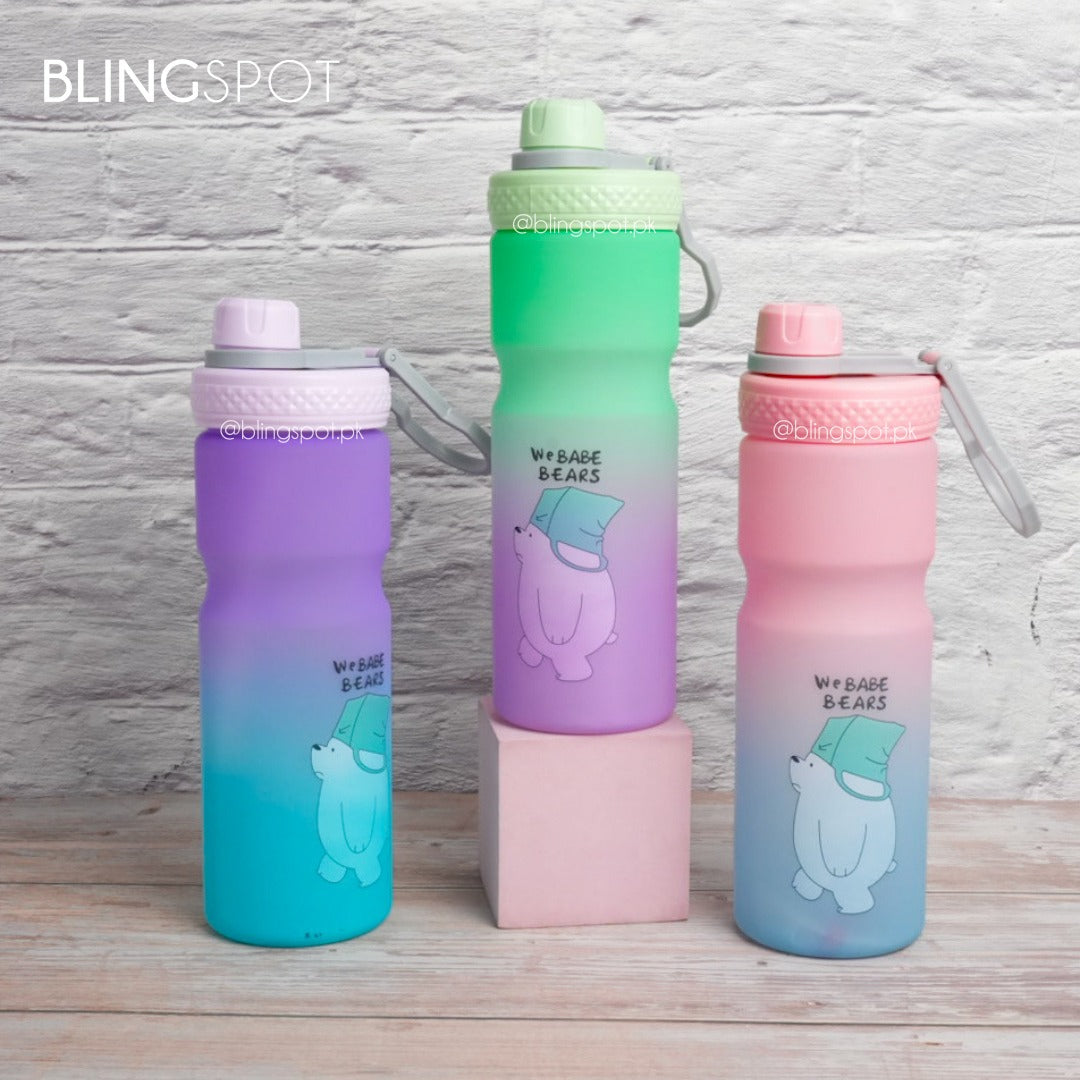 We Are Bears Gradient Water Bottle - Style 2