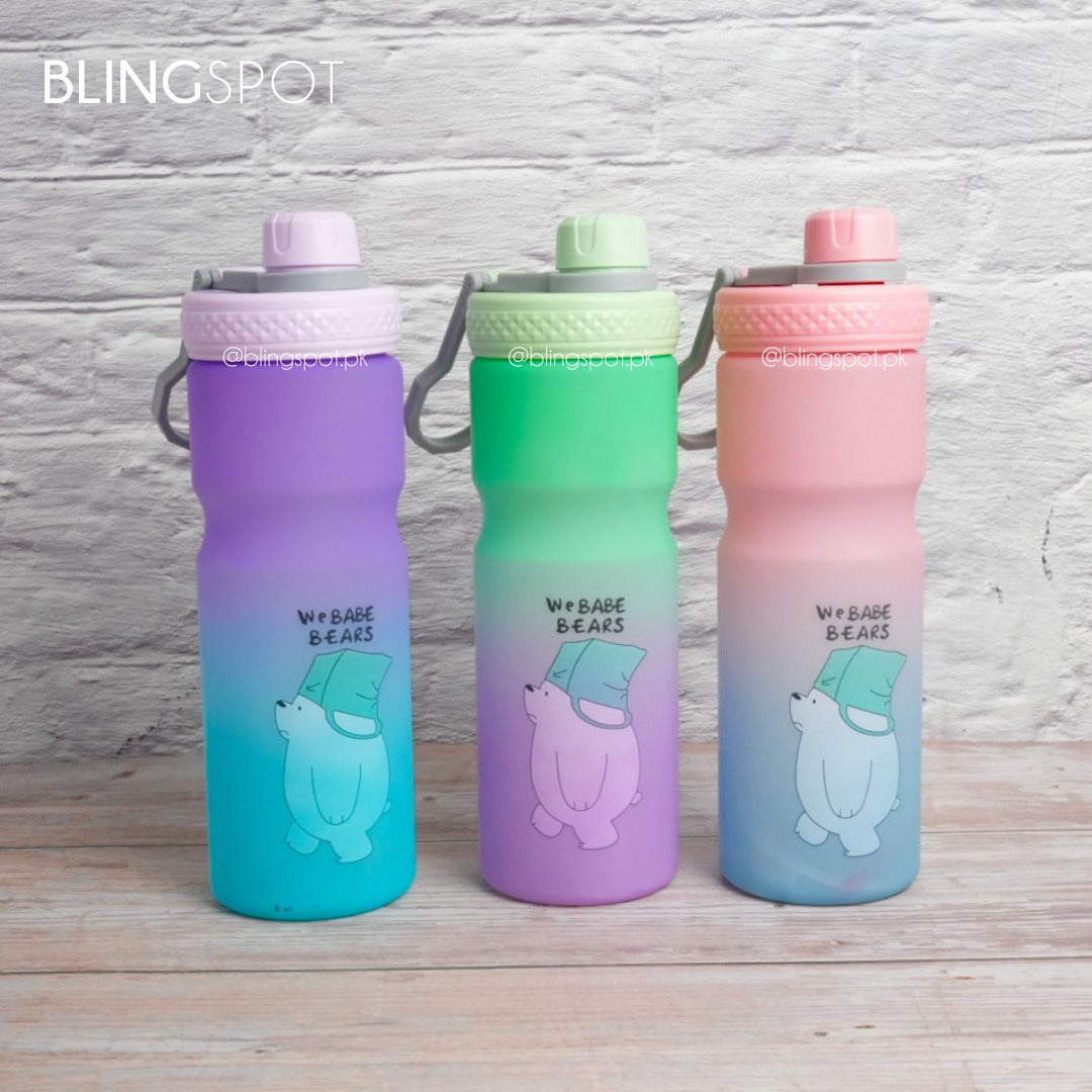 We Are Bears Gradient Water Bottle - Style 2